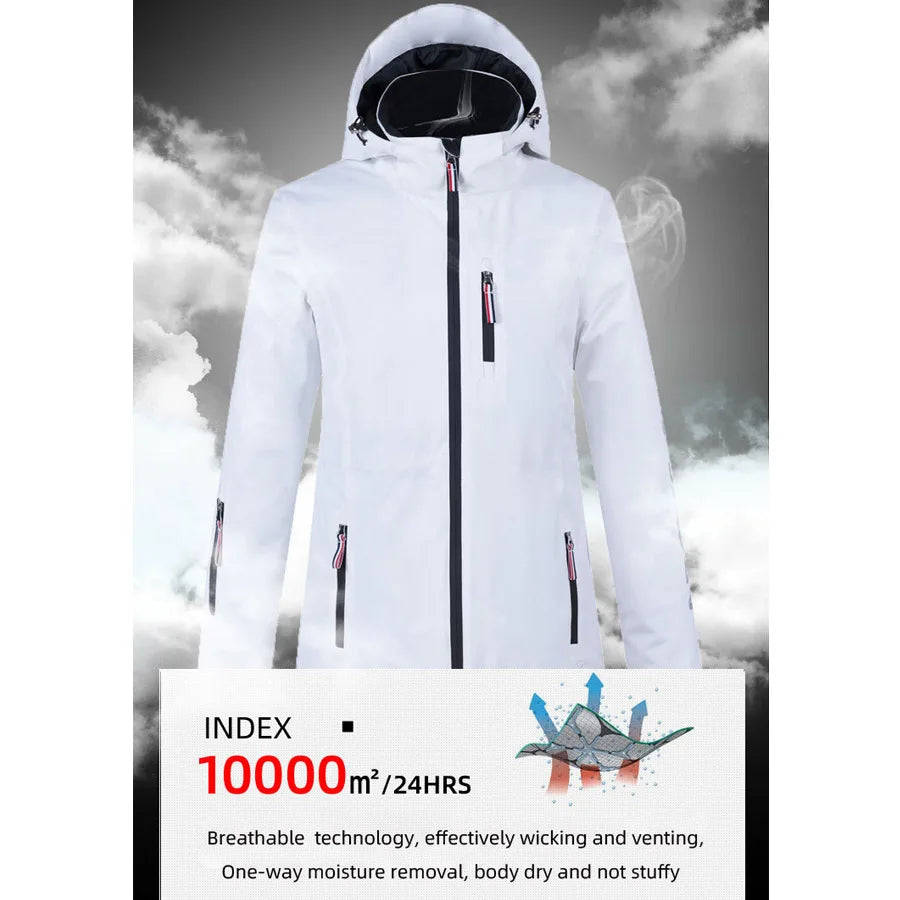 New Thermal Winter Women's Ski Suit Windproof Skiing Down Jacket And Bibs Pants Set Male Snow Costume Snowboard Wear Overalls