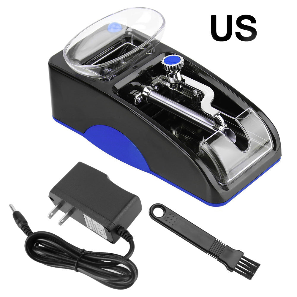 EU US Plug Smoking Accessories Smoking Tool DIY Injector Maker Cigarette Rolling Machine Tobacco Roller Electric Automatic