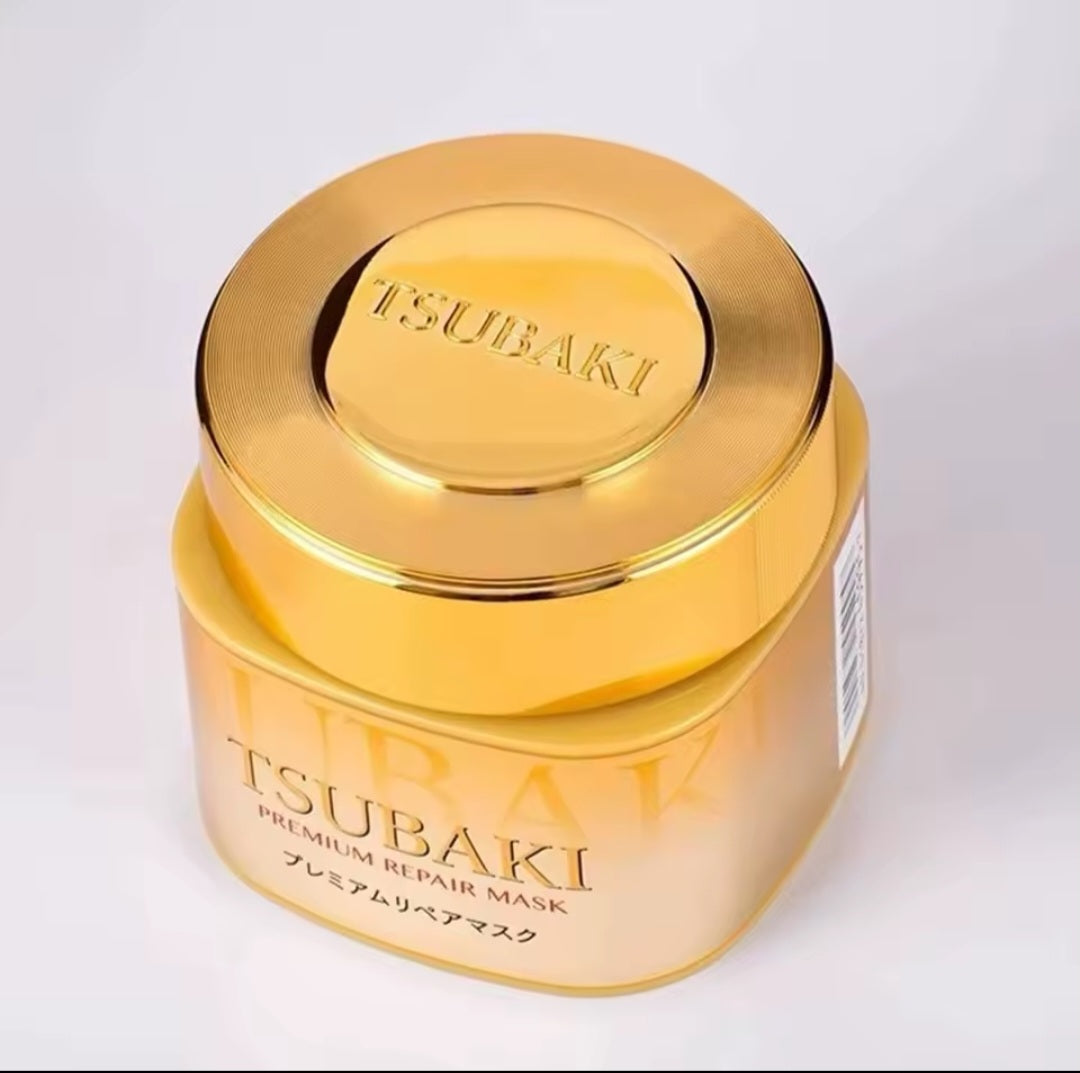 Japan TSUBAKI Essential Oil Hair Conditioner Salon Grade Hair Repair Cream For Severely Damaged Hair Texture Hair Mask