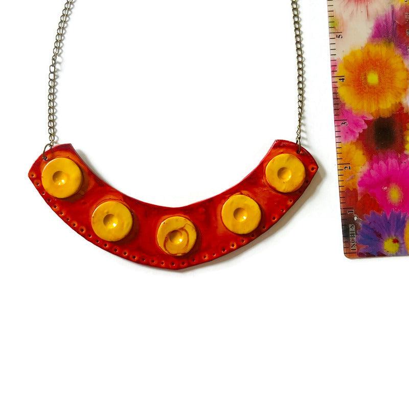 Rustic Statement Jewelry Set with Fall Colors-2