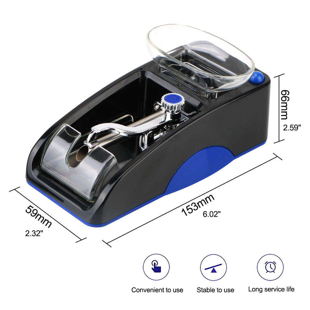 EU US Plug Smoking Accessories Smoking Tool DIY Injector Maker Cigarette Rolling Machine Tobacco Roller Electric Automatic